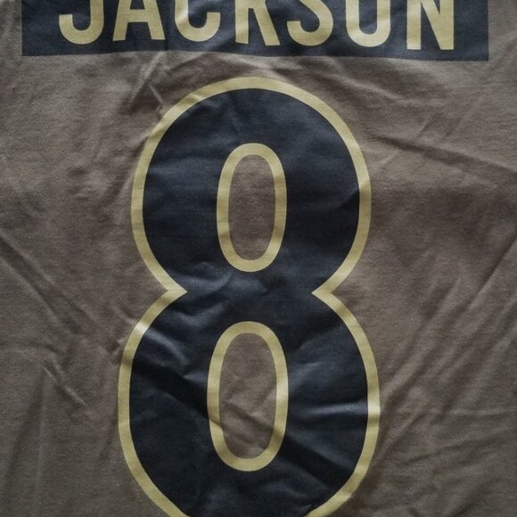 Nike Lamar Jackson Baltimore Ravens Salute to Service Name & Number T-Shirt, SM - Picture 8 of 11